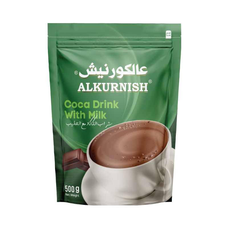 Product Cocoa with milk with high-quality flavor and airtight packaging