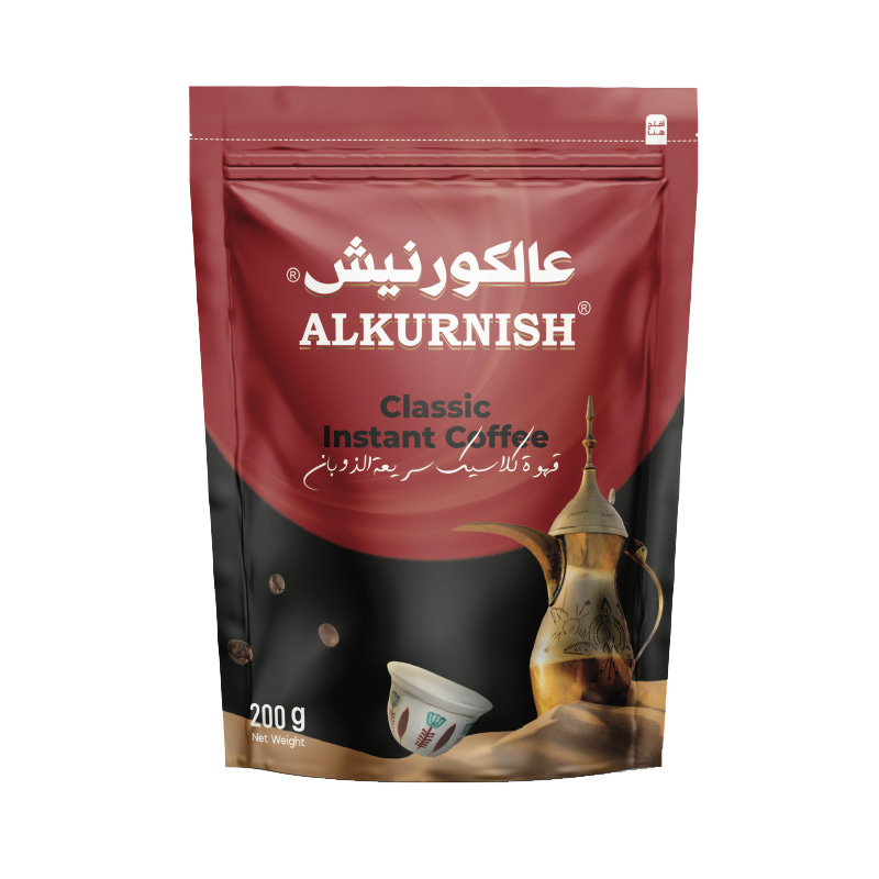 Product Bitter Arabic coffee 200g with high-quality flavor and airtight packaging