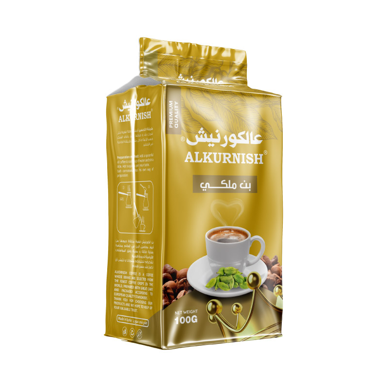 Product Royal ground coffee 100g with high-quality flavor and airtight packaging